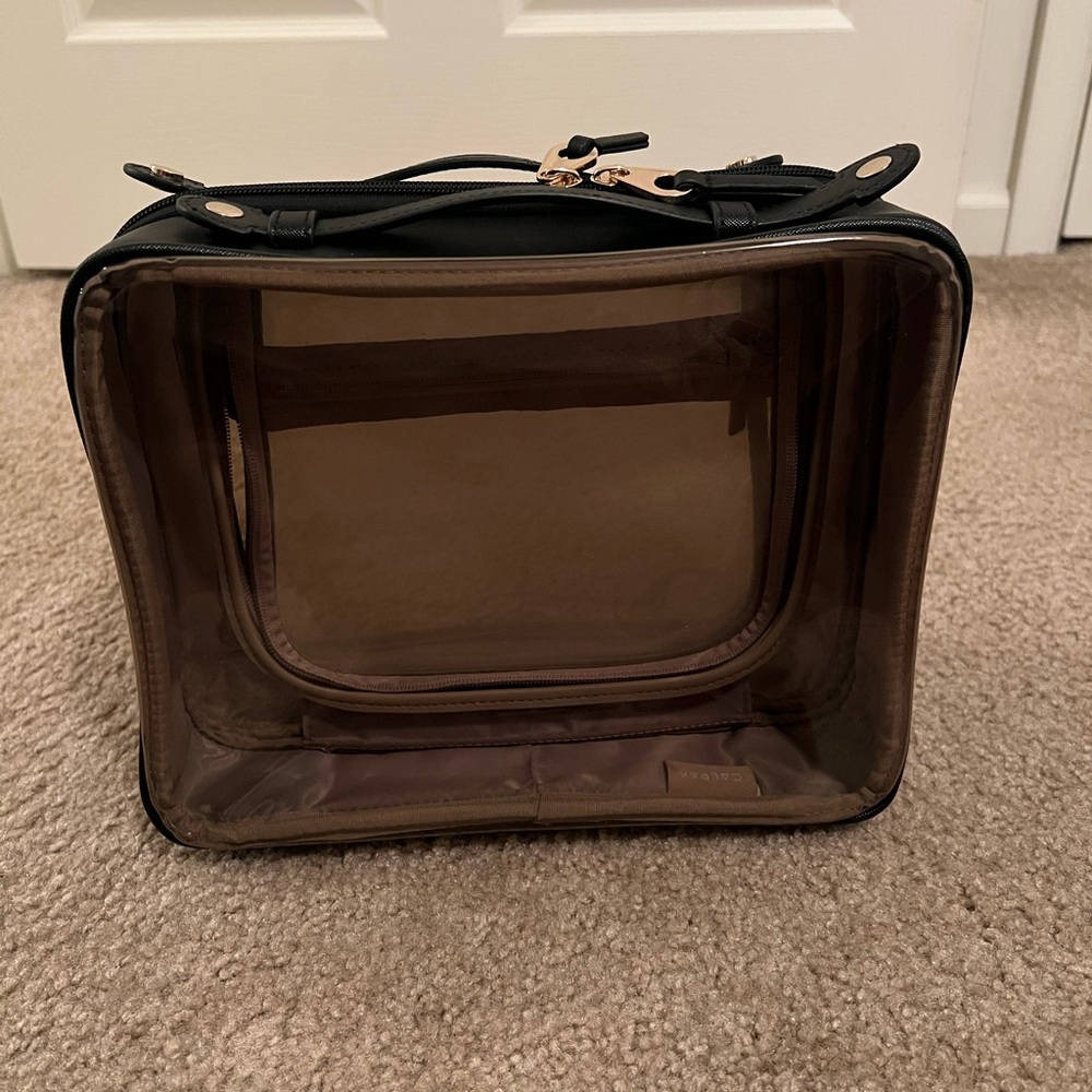 Calpak Clear Cosmetics Case or Toiletry